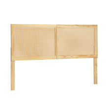 Load image into Gallery viewer, Artiss Bed Head Headboard Queen Rattan - RIBO Pine
