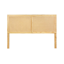 Load image into Gallery viewer, Artiss Bed Head Headboard Queen Rattan - RIBO Pine

