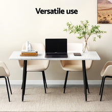 Load image into Gallery viewer, 1.5M Artiss Dining Table Marble Effect
