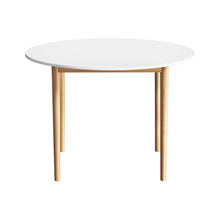 Load image into Gallery viewer, Artiss Dining Table Round White 108CM Diameter Demi
