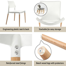 Load image into Gallery viewer, 1 Artiss Dining Table and 4 Chairs Set Round White
