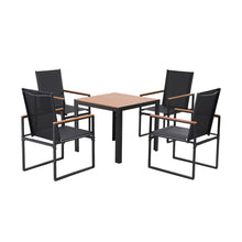Load image into Gallery viewer, Gardeon 5PCS Outdoor Dining Set Table and Chairs Patio Garden Furniture Bistro Set
