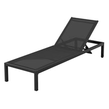 Load image into Gallery viewer, Gardeon Sun Lounge Outdoor Lounger Aluminium Folding Beach Chair Wheels Black
