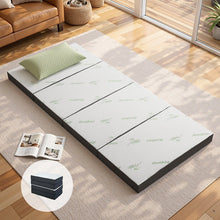 Load image into Gallery viewer, Giselle Bedding Foldable Mattress Folding Foam Sofa Bed Mat Bamboo - The White Mall
