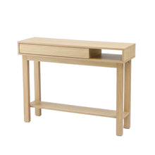 Load image into Gallery viewer, Artiss Console Table Entryway Hallway Sofa Side Table Drawer Shelf 100CM Wood
