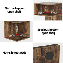 Load image into Gallery viewer, Artiss Bedside Table Shelves Side End Table Storage Nightstand Rust Oak UMENI
