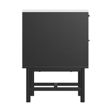 Load image into Gallery viewer, Artiss Bedside Table 2 Drawers - Black
