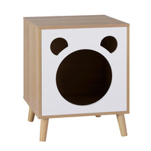 Load image into Gallery viewer, Artiss Cat Nest Bedside Table Solid Wood
