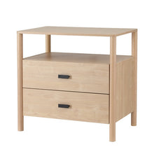 Load image into Gallery viewer, Artiss Bedside Table Nightstand 2 Drawers - Pine
