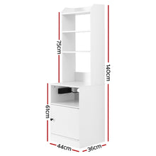 Load image into Gallery viewer, Artiss Bedside Table Nightstand Charging Station
