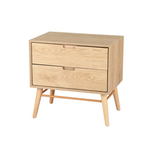 Load image into Gallery viewer, Artiss Bedside Table Drawers Side End Table Storage Cabinet Nightstand Oak GINO
