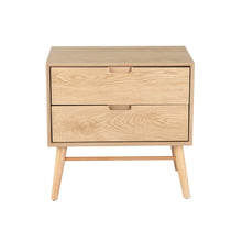 Load image into Gallery viewer, Artiss Bedside Table Drawers Side End Table Storage Cabinet Nightstand Oak GINO
