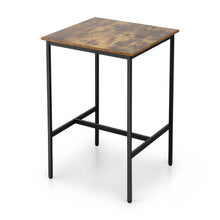 Load image into Gallery viewer, Artiss Bar Table Counter Kitchen Dining Desk Pub 60x92cm Vintage Metal Walnut
