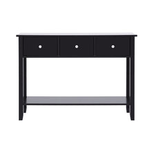 Load image into Gallery viewer, Artiss Console Table Hallway Sofa Entryway Entrance 3 Drawers 100CM Black
