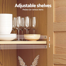 Load image into Gallery viewer, Artiss Buffet Sideboard Storage Cabinet Kitchen Cupboard Faux Drawer 150CM Pine
