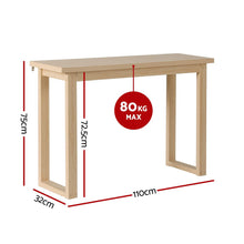 Load image into Gallery viewer, Artiss Console Table 110CM Pine
