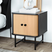 Load image into Gallery viewer, Artiss Bedside Table with Sliding Doors BORIS
