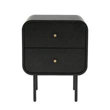 Load image into Gallery viewer, Artiss Bedside Table 2 Drawers Side End Table Nightstand Black
