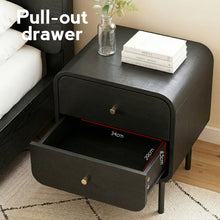 Load image into Gallery viewer, Artiss Bedside Table 2 Drawers Side End Table Nightstand Black
