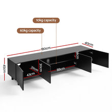 Load image into Gallery viewer, Artiss TV Unit Entertainment Unit Storage Cabinet 180cm Black
