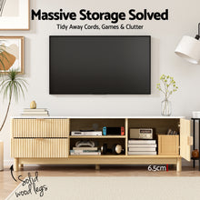 Load image into Gallery viewer, Artiss TV Unit &amp; Chest of Drawers Set Solid Wood Legs Pine

