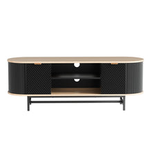 Load image into Gallery viewer, Artiss TV Unit Entertainment Unit Storage Cabinet Black Pine
