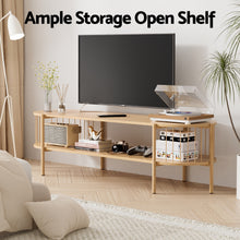 Load image into Gallery viewer, Artiss TV Unit Entertainment Unit Storage Shelf 148cm Pine
