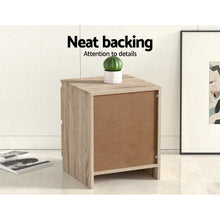 Load image into Gallery viewer, Artiss 2x Bedside Table 2 Drawers - PEPE Oak
