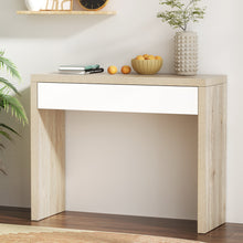 Load image into Gallery viewer, Artiss Console Table Storage Drawer Jory White Pine
