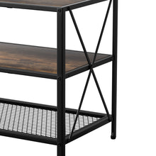 Load image into Gallery viewer, Artiss Entertainment Unit TV Stand 3-tier Display Shelves Vintage Rustic Walnut
