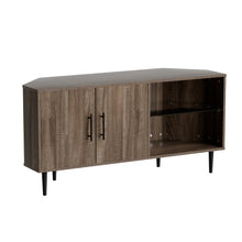 Load image into Gallery viewer, Artiss Corner Entertainment Unit Stand TV Cabinet Open Storage Shelf 120CM
