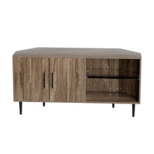 Load image into Gallery viewer, Artiss Corner Entertainment Unit Stand TV Cabinet Open Storage Shelf 120CM
