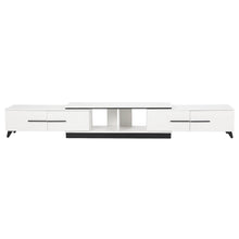 Load image into Gallery viewer, Artiss Extendable TV Cabinet Entertainment Unit Stand White
