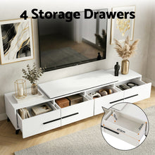 Load image into Gallery viewer, Artiss Extendable TV Cabinet Entertainment Unit Stand White
