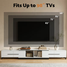Load image into Gallery viewer, Artiss Extendable TV Cabinet Entertainment Unit Stand White
