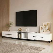 Load image into Gallery viewer, Artiss Extendable TV Cabinet Entertainment Unit Stand White
