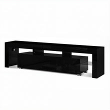 Load image into Gallery viewer, Artiss Entertainment Unit TV Cabinet LED 189cm Black Elo
