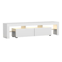 Load image into Gallery viewer, Artiss Entertainment Unit TV Cabinet LED 189cm White Elo
