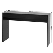 Load image into Gallery viewer, Artiss Console Table Hallway Sofa Entryway Entrance 120CM Black

