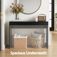 Load image into Gallery viewer, Artiss Console Table Hallway Sofa Entryway Entrance 120CM Black
