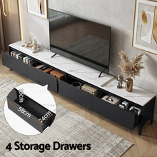 Load image into Gallery viewer, Artiss TV Cabinet Entertainment Unit Stand Extendable Black
