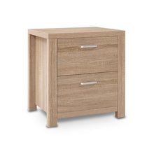 Load image into Gallery viewer, Artiss Bedside Table 2 Drawers - MAXI Pine
