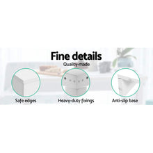 Load image into Gallery viewer, Artiss Dining Table Rectangular 4 Seater 120CM White Natu
