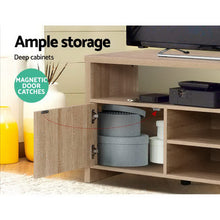 Load image into Gallery viewer, Artiss TV Cabinet Entertainment Unit 140cm Oak Ken
