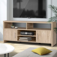 Load image into Gallery viewer, Artiss TV Cabinet Entertainment Unit 140cm Oak Ken
