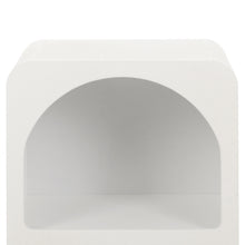 Load image into Gallery viewer, Artiss Bedside Table Shelves Side End Table Storage Nightstand White ARCHED
