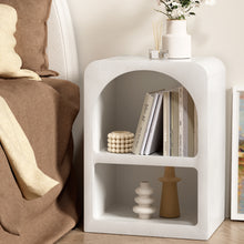 Load image into Gallery viewer, Artiss Bedside Table Shelves Side End Table Storage Nightstand White ARCHED

