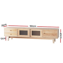 Load image into Gallery viewer, Artiss TV Cabinet Entertainment Unit Stand Storage Drawer 180CM

