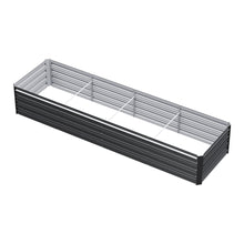 Load image into Gallery viewer, Green Fingers 2-in-1 Raised Garden Bed Kit 45cm Professional Depth Ergonomic 240cm Large Metal Planter Box | Easier Access Veggie Patch | Rust-Proof Galvanised Steel with Safe Rounded Corners &amp; Gloves
