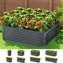 Load image into Gallery viewer, Green Fingers Garden Bed 9 In 1 Modular Planter Box 56CM height
